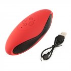 Mini Bluetooth Speaker Portable Wireless Speaker Support TF Card Red