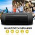Mini Bluetooth Speaker Wireless Outdoor Stereo Bass Loudspeaker USB TF FM Radio blue