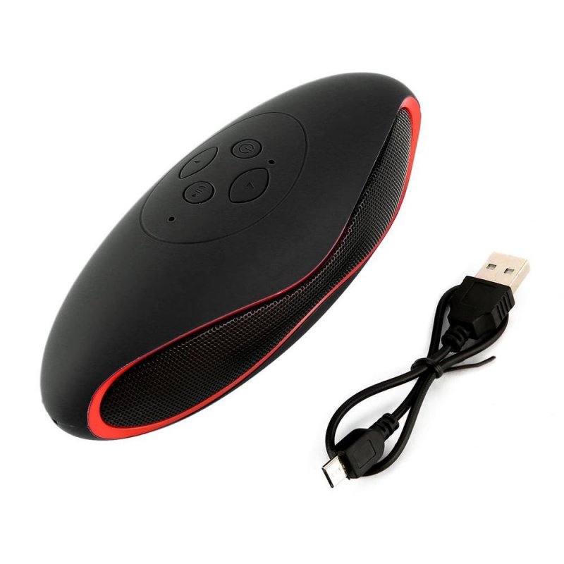 Mini Bluetooth Speaker Black red