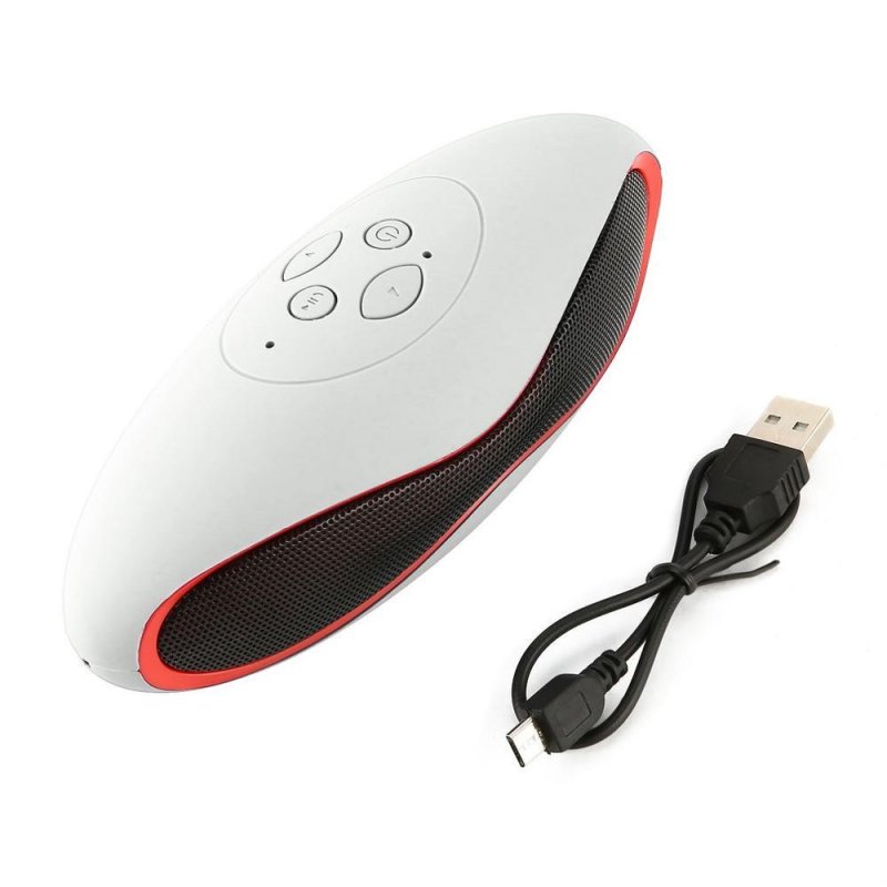 Mini Bluetooth Speaker White red