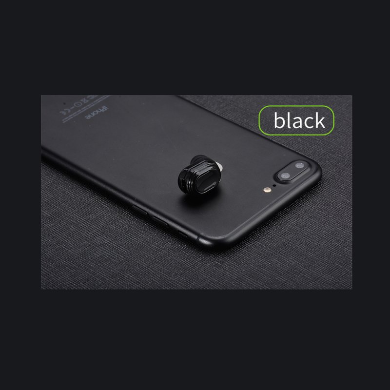 Mini Bluetooth-compatible Headset Version 5.1 2.4ghz Invisible In-ear Stereo Monaural Headset 50mah Battery Noise Canceling Earphone black