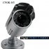 Mini Bullet Security Camera with Sony CCD and 24 IR advanced night vision  It s waterproof and allows you to see in perfect darkness with exceptional clarity 