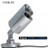 Mini Bullet Security Camera with Sony CCD and 24 IR advanced night vision  It s waterproof and allows you to see in perfect darkness with exceptional clarity 