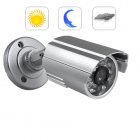 Mini Bullet Security Camera with Sony CCD and 24 IR advanced night vision  It s waterproof and allows you to see in perfect darkness with exceptional clarity 