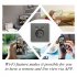 Mini Camera 24 7 HD Socket Base Wifi Power Outlets Wireless Remote Monitoring Cam EU Plug White