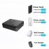 Mini Camera Wifi Surveillance Security Protective Night Vision Hd Xd Camera Loop Video Tape Ir cut Function Xw Smart Home Video Recorder Black