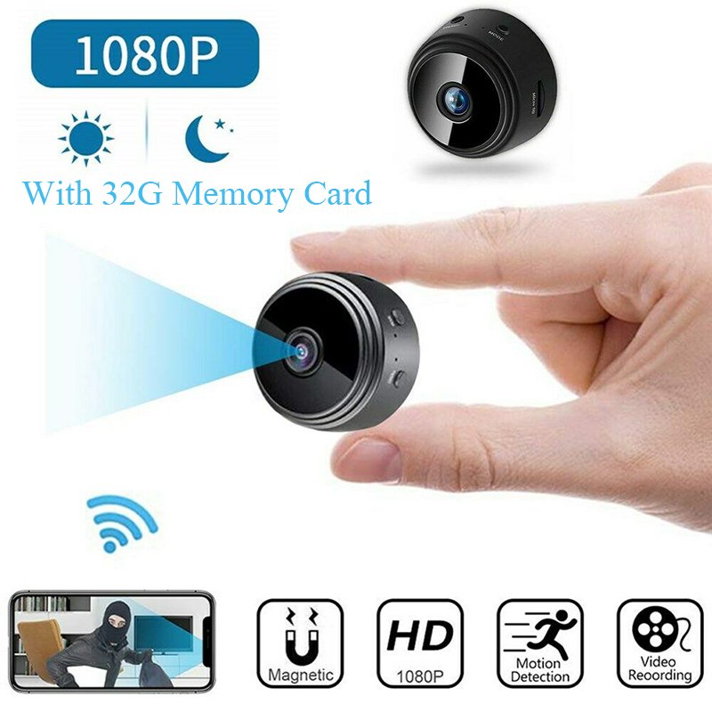 Wholesale Mini Camera Wireless Wifi Ip Security Camcorder Hd 1080p Night Vision With 32g Memory Card As Shown From China