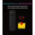 Mini Camera with Pocket Clip Portable Security Camera Support TF Card Video Recording Night Vision Snapshot Camera black