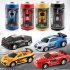 Mini Cans Remote Control Car With Light Effect Electric Racing Car Model Toys For Children Birthday Gifts blue
