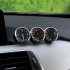 Mini Car Automobile Digital Clock Auto Watch Automotive Thermometer Hygrometer Decoration Ornament ClockVUY4