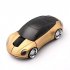 Mini Car Shape 2 4G Wireless Mouse Receiver with USB Interface for Notebooks Desktop Computers Orange
