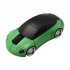 Mini Car Shape 2 4G Wireless Mouse Receiver with USB Interface for Notebooks Desktop Computers green
