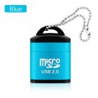 Mini Card  Reader Micro SD Card Usb 2.0 480Mbps Mobile Phone High Speed Tf Memory Blue