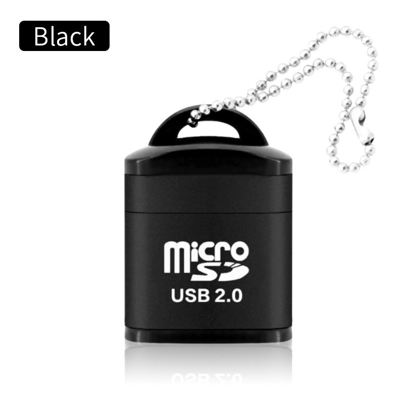 Mini Card  Reader Micro SD Card Usb 2.0 480Mbps Mobile Phone High Speed Tf Memory Black