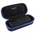Mini Case Portable Diamond Texture PU Leather Storage Case Bag For for Insta360 One X Camera black