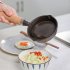 Mini Cast Iron Pan Frying Pan Mini Thickened Kitchen Egg Pan With Wooden Handle 10cm