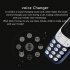 Mini Cell Phones Super Small Mobile Phones Voice Changer Bluetooth Earphones Dialer Dual SIM Low Radiation black