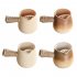 Mini Ceramic Teapot Handmade Teapots Kangfu Tea Pot Travel Tea Mug Ceramic Side Handle Jug For Carbon Furnace Electric Ceramic Furnace Gradual layer550ml  dry f