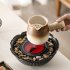 Mini Ceramic Teapot Handmade Teapots Kangfu Tea Pot Travel Tea Mug Ceramic Side Handle Jug For Carbon Furnace Electric Ceramic Furnace White 680ml   dry fired 