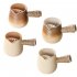 Mini Ceramic Teapot Handmade Teapots Kangfu Tea Pot Travel Tea Mug Ceramic Side Handle Jug For Carbon Furnace Electric Ceramic Furnace White 680ml   dry fired 