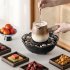 Mini Ceramic Teapot Handmade Teapots Kangfu Tea Pot Travel Tea Mug Ceramic Side Handle Jug For Carbon Furnace Electric Ceramic Furnace White 680ml   dry fired 