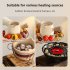 Mini Ceramic Teapot Handmade Teapots Kangfu Tea Pot Travel Tea Mug Ceramic Side Handle Jug For Carbon Furnace Electric Ceramic Furnace White 680ml   dry fired 