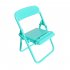 Mini Chair Shape Mobile Phone Stand Portable Cute Colorful Adjustable Folding Stool Lazy Phone Desktop Holder Purple