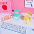 Mini Chair Shape Mobile Phone Stand Portable Cute Colorful Adjustable Folding Stool Lazy Phone Desktop Holder Purple