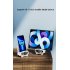 Mini Chair Wireless Fast Charger Phone Stand Holder Bracket Multifunctional Wireless Fast Charging Station With 2 Magnetic Heads Speaker Function White