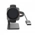 Mini Charger Data Transmission Charging Adapter Stand Compatible For Polar Vantage M2 V2 Ignite 2 Grit X Pro black