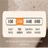 Mini Clip On Fan  Usb Rechargeable Strong Wind Desk Fan  Digital Display 3 Speeds Adjustable Bidirectional 360    Clip Fan  Super Strong Wind Mini Fan black