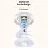 Mini Clip On Fan  Usb Rechargeable Strong Wind Desk Fan  Digital Display 3 Speeds Adjustable Bidirectional 360    Clip Fan  Super Strong Wind Mini Fan black