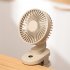 Mini Clip On Fan  Usb Rechargeable Strong Wind Desk Fan  Digital Display 3 Speeds Adjustable Bidirectional 360    Clip Fan  Super Strong Wind Mini Fan black