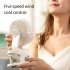 Mini Clip On Fan  Usb Rechargeable Strong Wind Desk Fan  Digital Display 3 Speeds Adjustable Bidirectional 360    Clip Fan  Super Strong Wind Mini Fan apricot