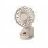 Mini Clip On Fan  Usb Rechargeable Strong Wind Desk Fan  Digital Display 3 Speeds Adjustable Bidirectional 360    Clip Fan  Super Strong Wind Mini Fan White