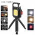 Mini Cob Keychain Light 3 Modes Usb Rechargeable Strong Magnetic Emergency Lamps Outdoor Camping Light W5130 with bracket