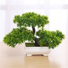 Mini Creative Bonsai Tree Artificial Plant Decoration Not Faded No Watering Potted for Office Home