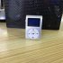 Mini Cube Clip type Mp3 Player Display Rechargeable Portable Music Speaker with Earphone Usb Cable silver