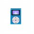 Mini Cube Clip type Mp3 Player Display Rechargeable Portable Music Speaker with Earphone Usb Cable Red
