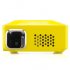 Mini DLP Projector for Movies  Games or Presentations  image projection up to 120 Inches  50 Lumens and 1000 1 contrast ratio plus HDMI  AV  VGA and USB ports