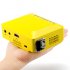 Mini DLP Projector for Movies  Games or Presentations  image projection up to 120 Inches  50 Lumens and 1000 1 contrast ratio plus HDMI  AV  VGA and USB ports
