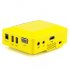 Mini DLP Projector for Movies  Games or Presentations  image projection up to 120 Inches  50 Lumens and 1000 1 contrast ratio plus HDMI  AV  VGA and USB ports