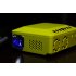 Mini DLP Projector for Movies  Games or Presentations  image projection up to 120 Inches  50 Lumens and 1000 1 contrast ratio plus HDMI  AV  VGA and USB ports