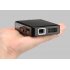 Mini DLP Projector has an LED Light Source that emits 50 Lumens as well as having a 854x480 Resolution  1080p HDMI Support and a Micro SD Card Slot