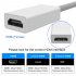 Mini DVI Male to HDMI Female Cable Monitor Video Adapter Converter 1080P for Mac Macbook white