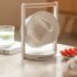 Mini Desk Fan  90   Rotate Table Fan  Quiet Operation Table Fan With Wooden Handle  LED Night Light  5 Speeds Strong Air  LED Battery Level Display Dark Gray