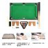 Mini Desktop Snooker Wooden Table Billiard Set PK Party Toy Indoor Game for Kid Adult As shown