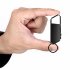 Mini Dictaphone Noise Reduction Audio Recorder Voice activated Recording Pen Portable Hook Keychain Meeting Recorder For Class Student 32GB
