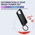 Mini Dictaphone Noise Reduction Audio Recorder Voice activated Recording Pen Portable Hook Keychain Meeting Recorder For Class Student 32GB