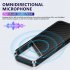 Mini Dictaphone Noise Reduction Audio Recorder Voice activated Recording Pen Portable Hook Keychain Meeting Recorder For Class Student 16GB